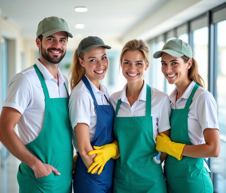 Equipo profesional de limpieza AlbaLimpia Valencia